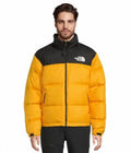 The North Face Unisex Stand-Collar Puffer Jacket | Yellow & Black