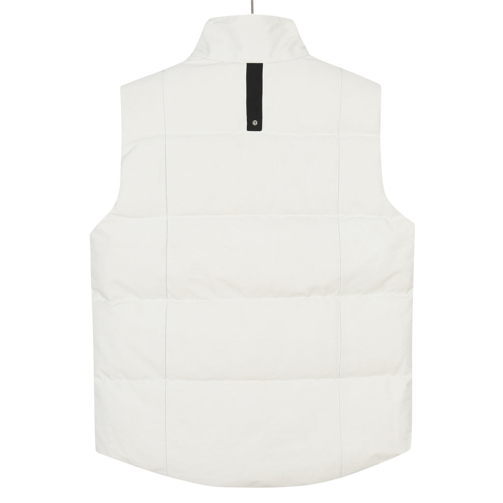 Moose Knuckles Metal Logo Puffer Vest | Black or White