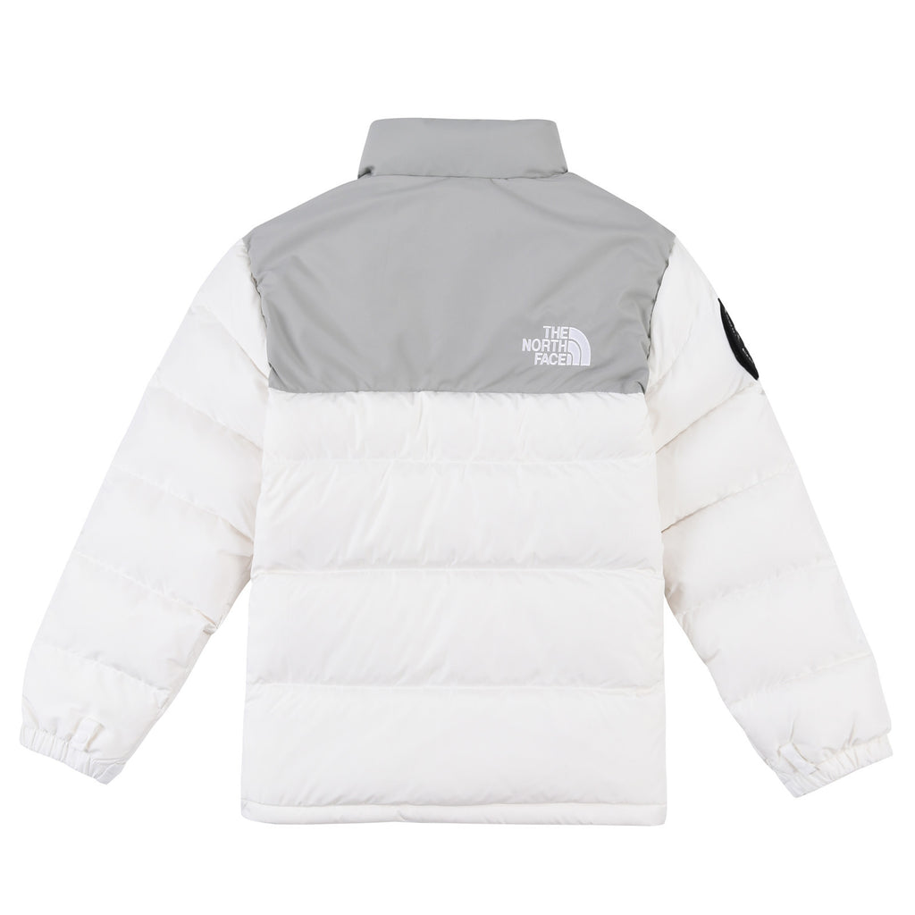 The North Face 1992 Stand-Collar Puffer Jacket | White & Gray