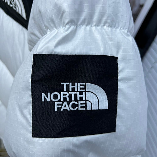 The North Face Color-Block Puffer Jacket | White & Black