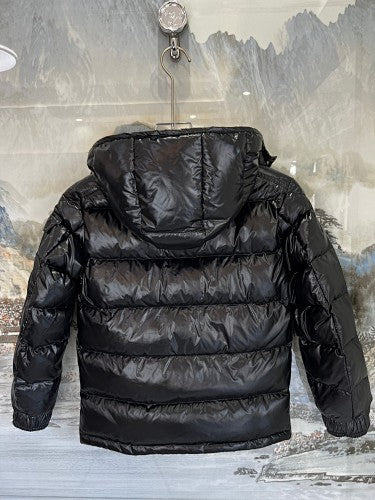 Moncler Kids' Hooded Puffer Jacket with Zip Pockets