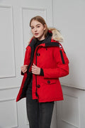Canada Goose Women's Hooded Parka | Red