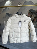 MLB New York Yankees Kids' Hooded Puffer Jacket | White