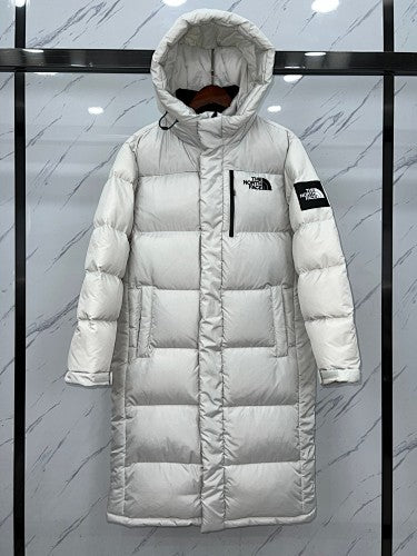 The North Face Unisex Long Hooded Puffer Coat | Black or White