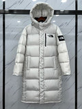 The North Face Unisex Long Hooded Puffer Coat | Black or White