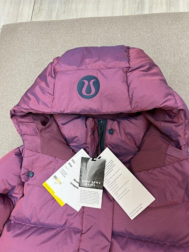 lululemon Wunder Puff Women's Hooded Puffer Jacket – Plum