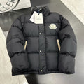 Moncler x Palm Angels Black Puffer Jacket with Contrast Badge
