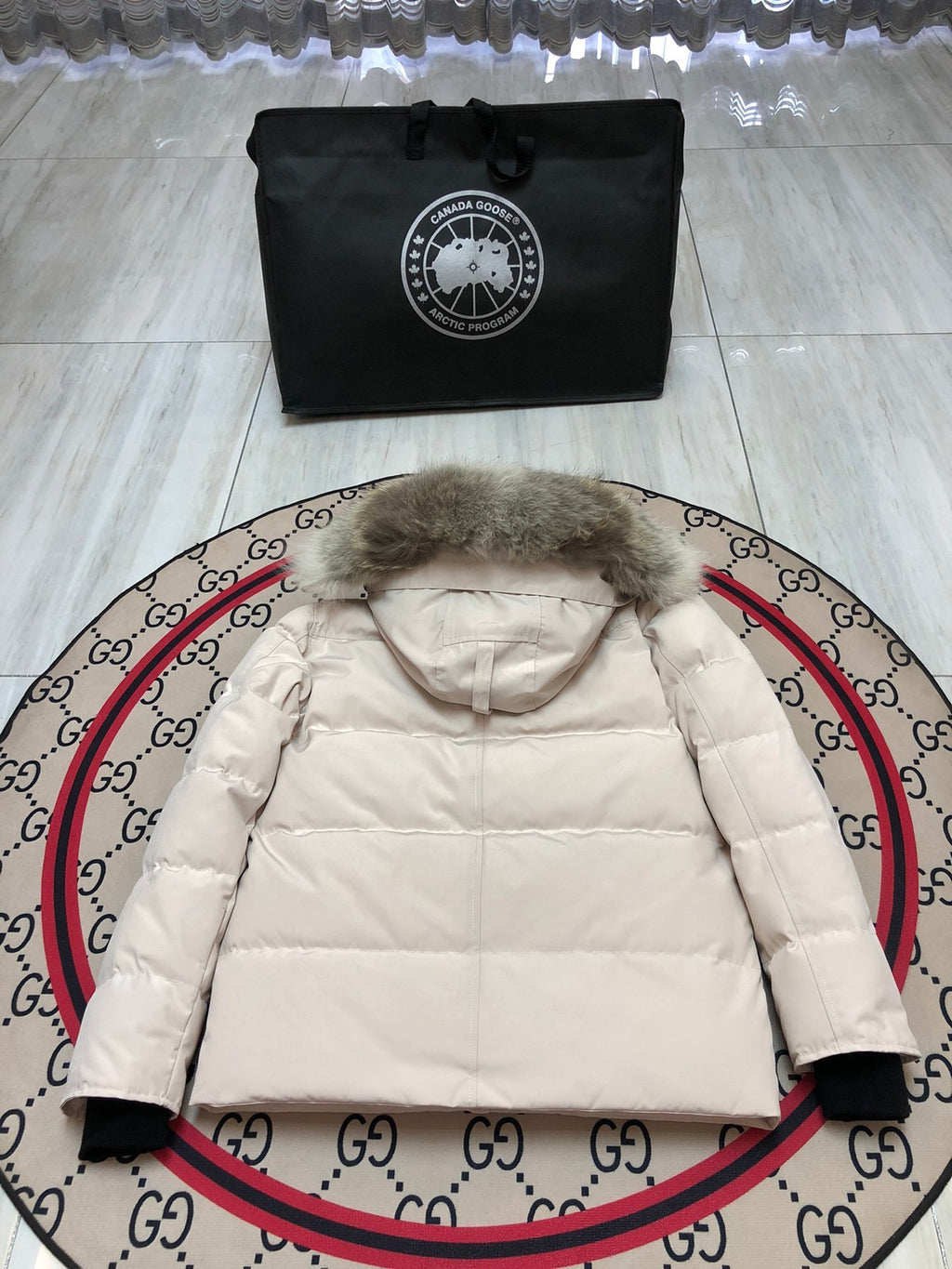 Canada Goose Unisex Navy Hooded Parka