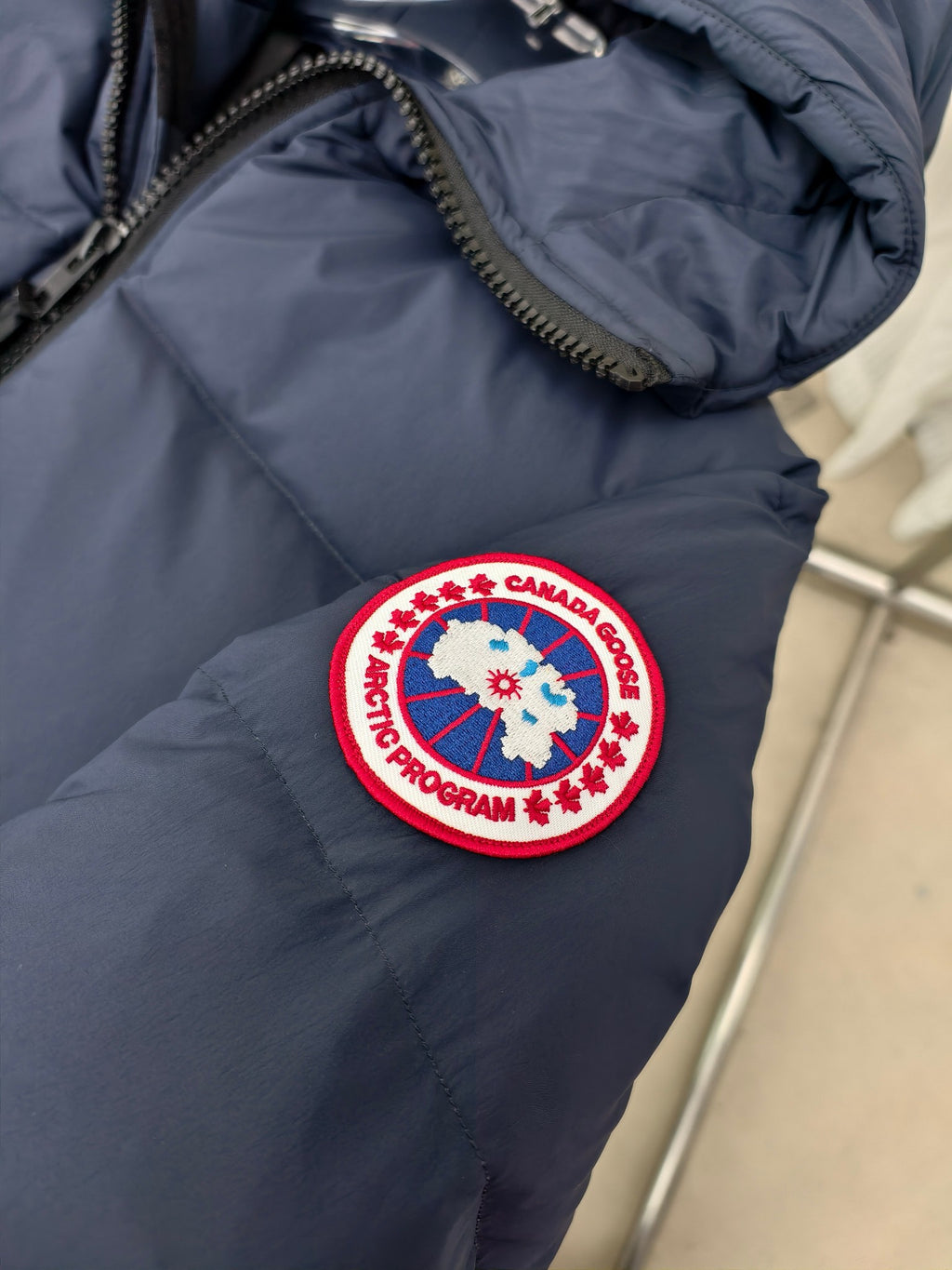 Canada Goose Lawrence Hooded Puffer Coat – Navy