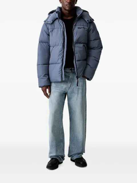 Karl Lagerfeld Jeans hooded puffer jacket