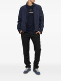 Paul & Shark logo-plaque high-neck jacket