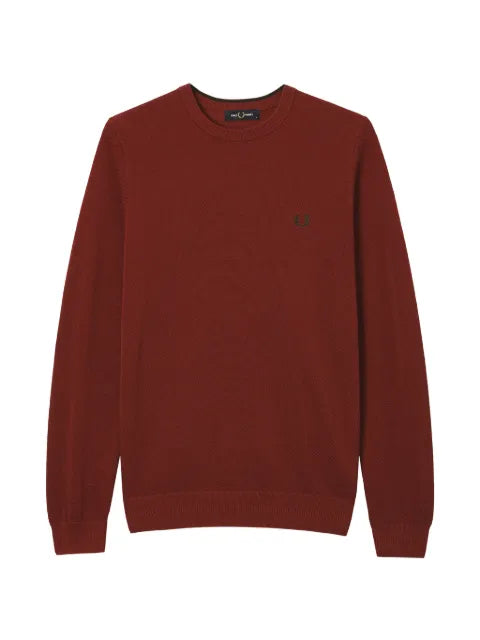 Fred Perry textured-knit sweater
