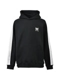 BREATH logo-embroidered side-stripe hoodie