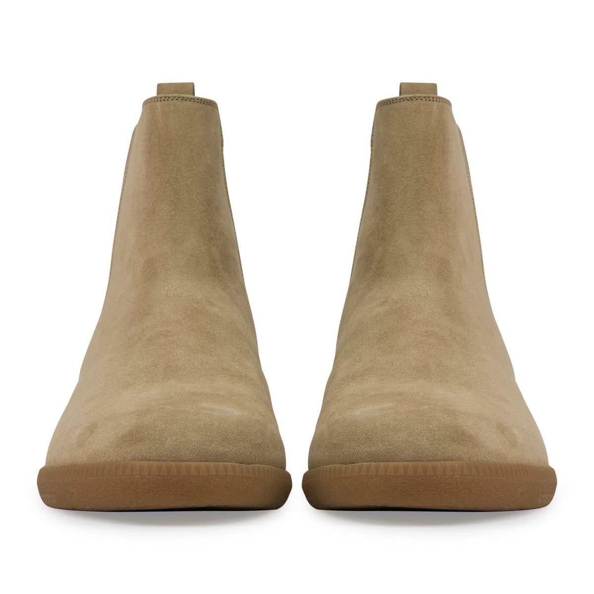 Seline / Tan Chelsea Suede Boots