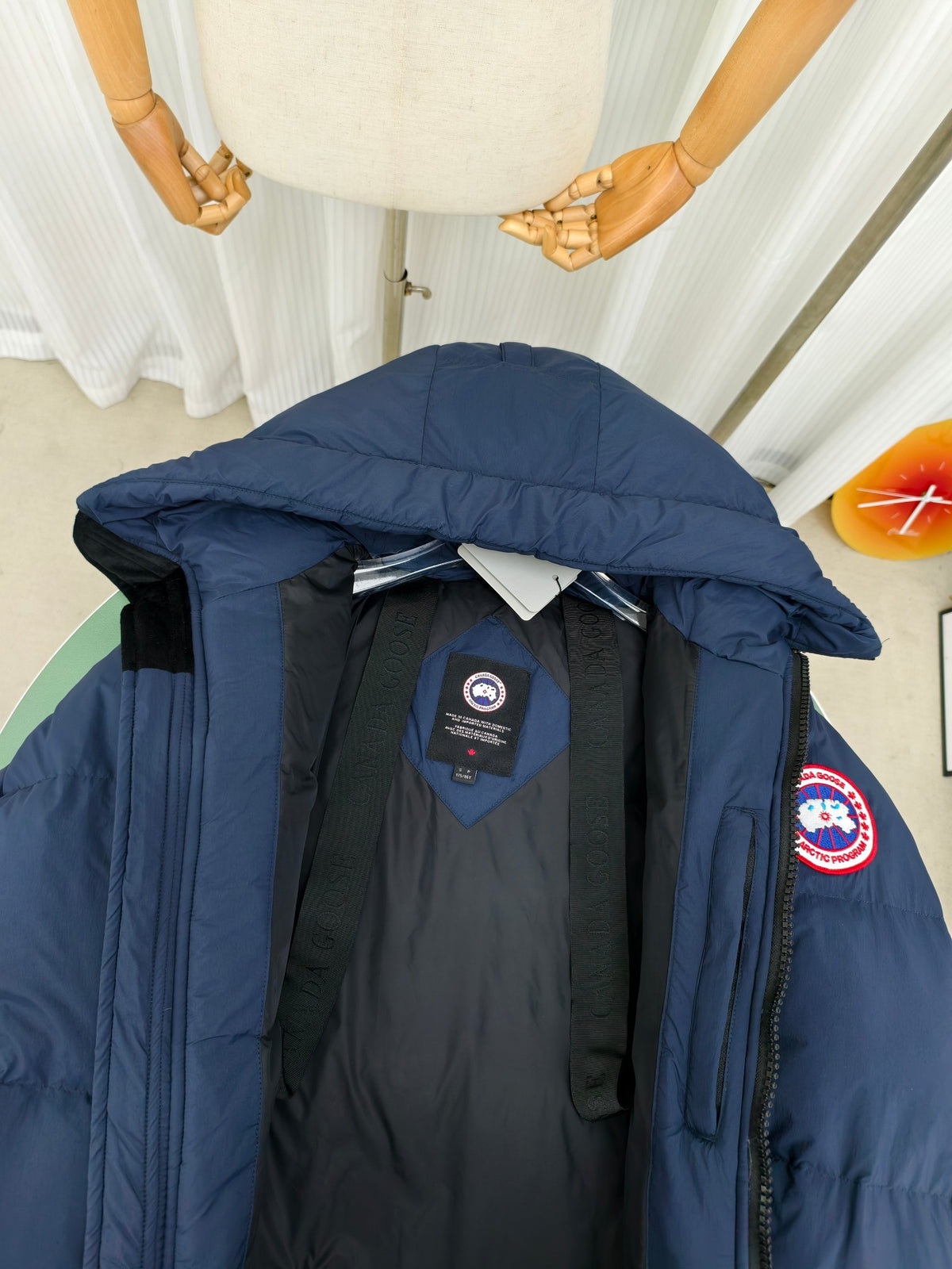 Canada Goose Lawrence Hooded Puffer Coat – Navy