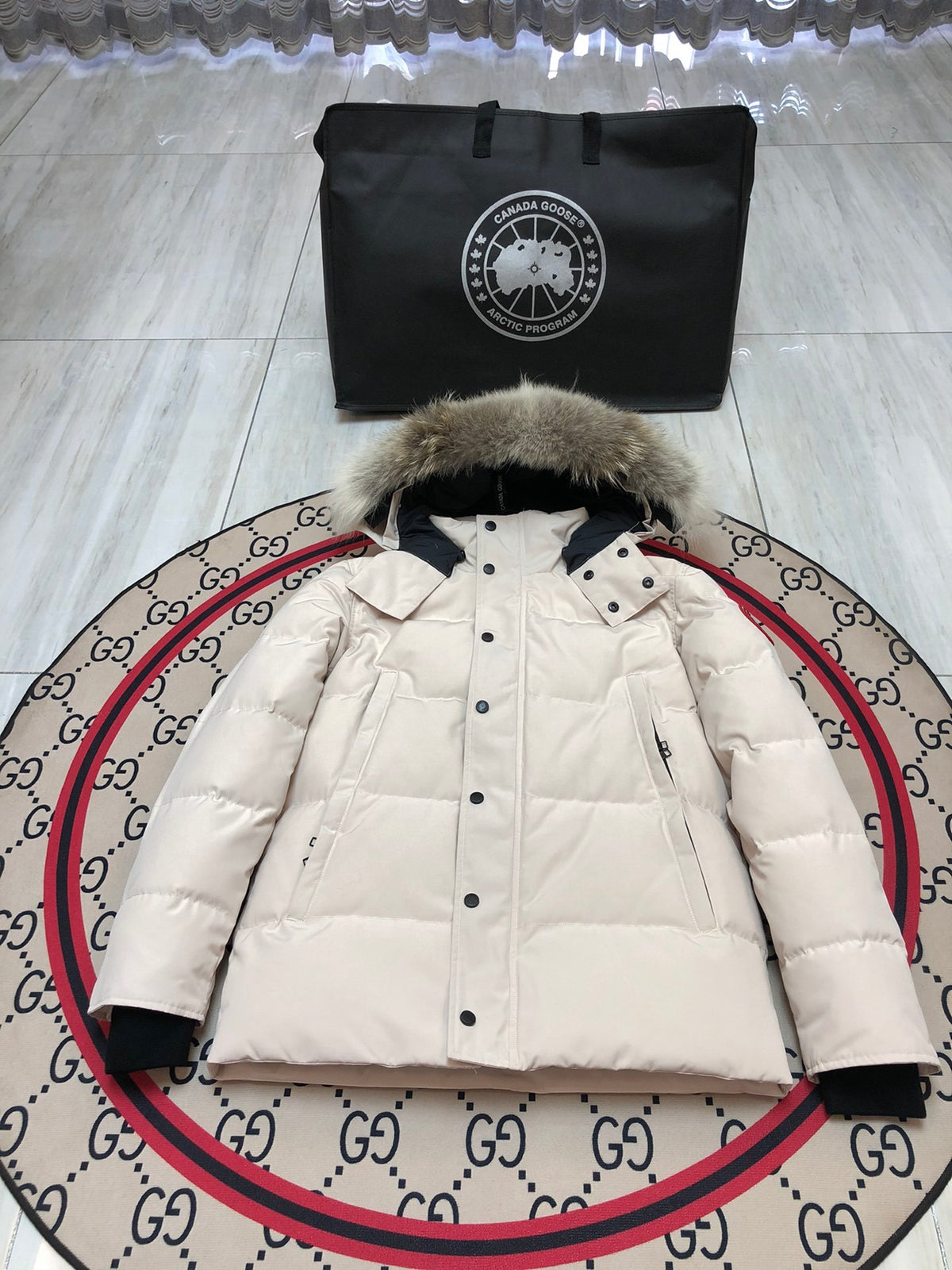 Canada Goose Unisex Navy Hooded Parka