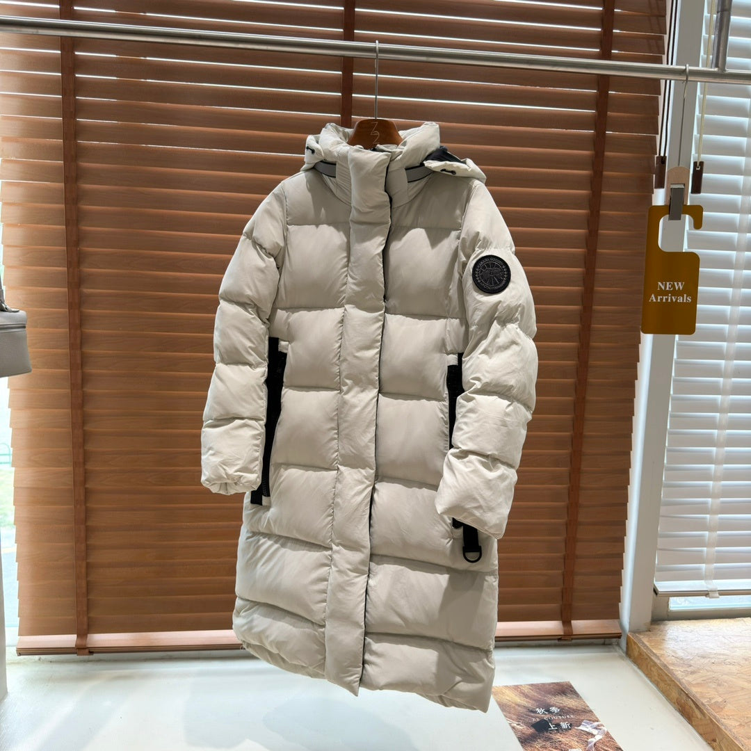 Canada Goose Women's Long Hooded Puffer Coat