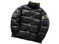Moncler Sumido Stand-Collar Puffer Jacket in Glossy Black