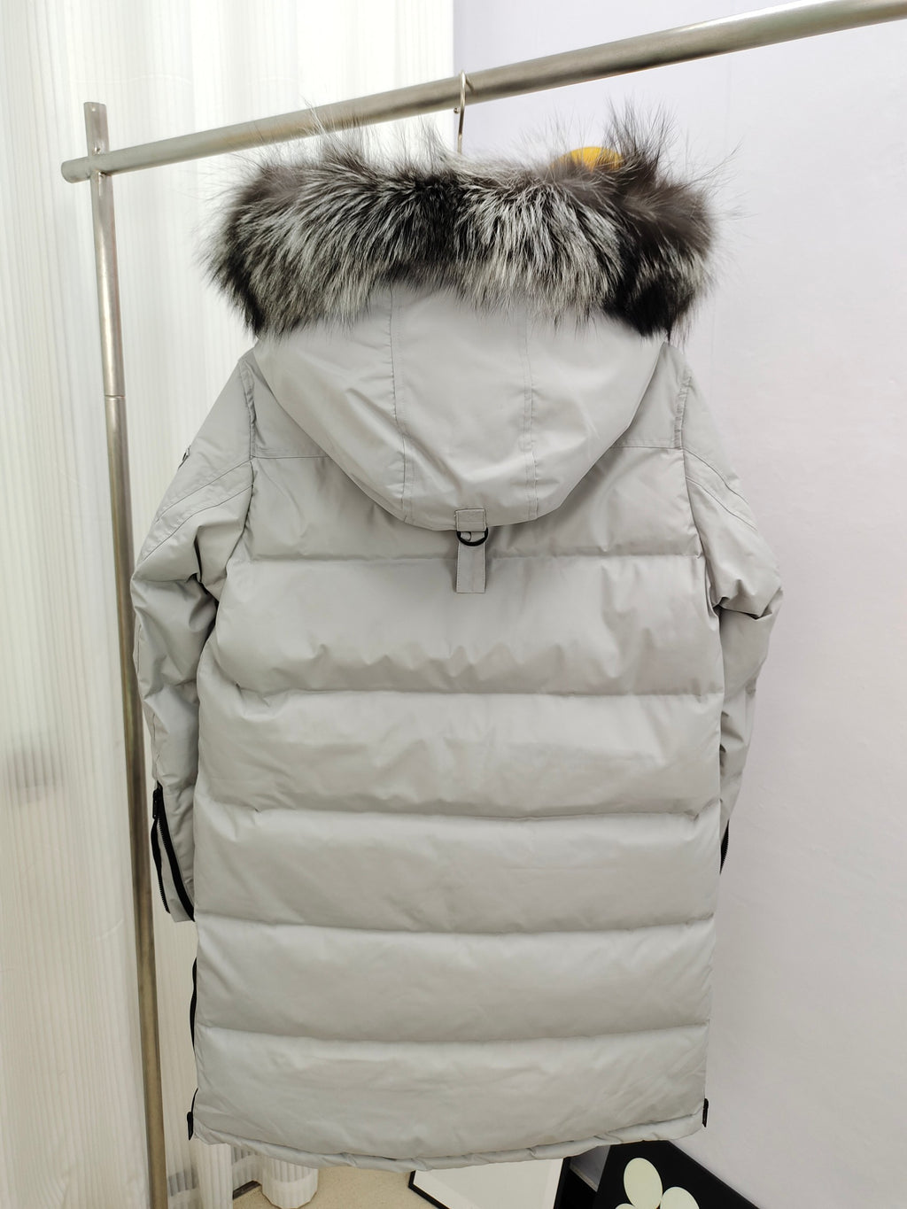 Moose Knuckles Women's Long Parka with Fur-Trimmed Hood