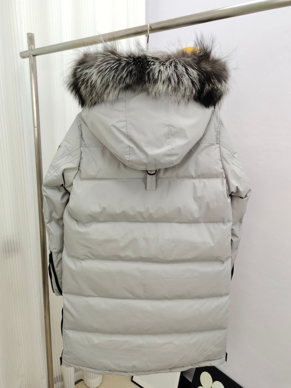 Moose Knuckles Women's Long Parka with Fur-Trimmed Hood