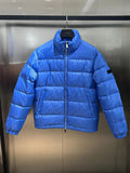 Dior Monogram Quilted Puffer Jacket in Blue