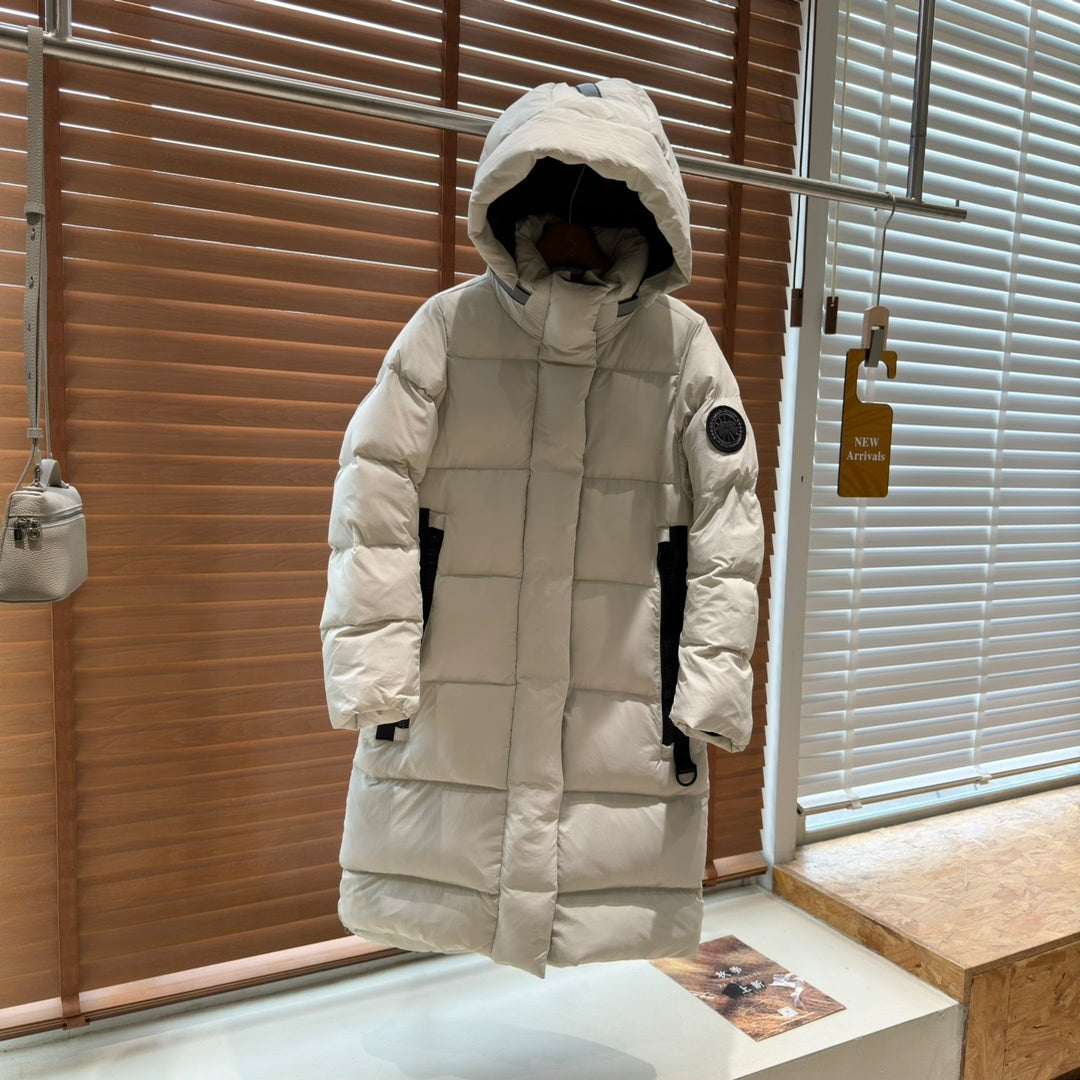 Canada Goose Women's Long Hooded Puffer Coat