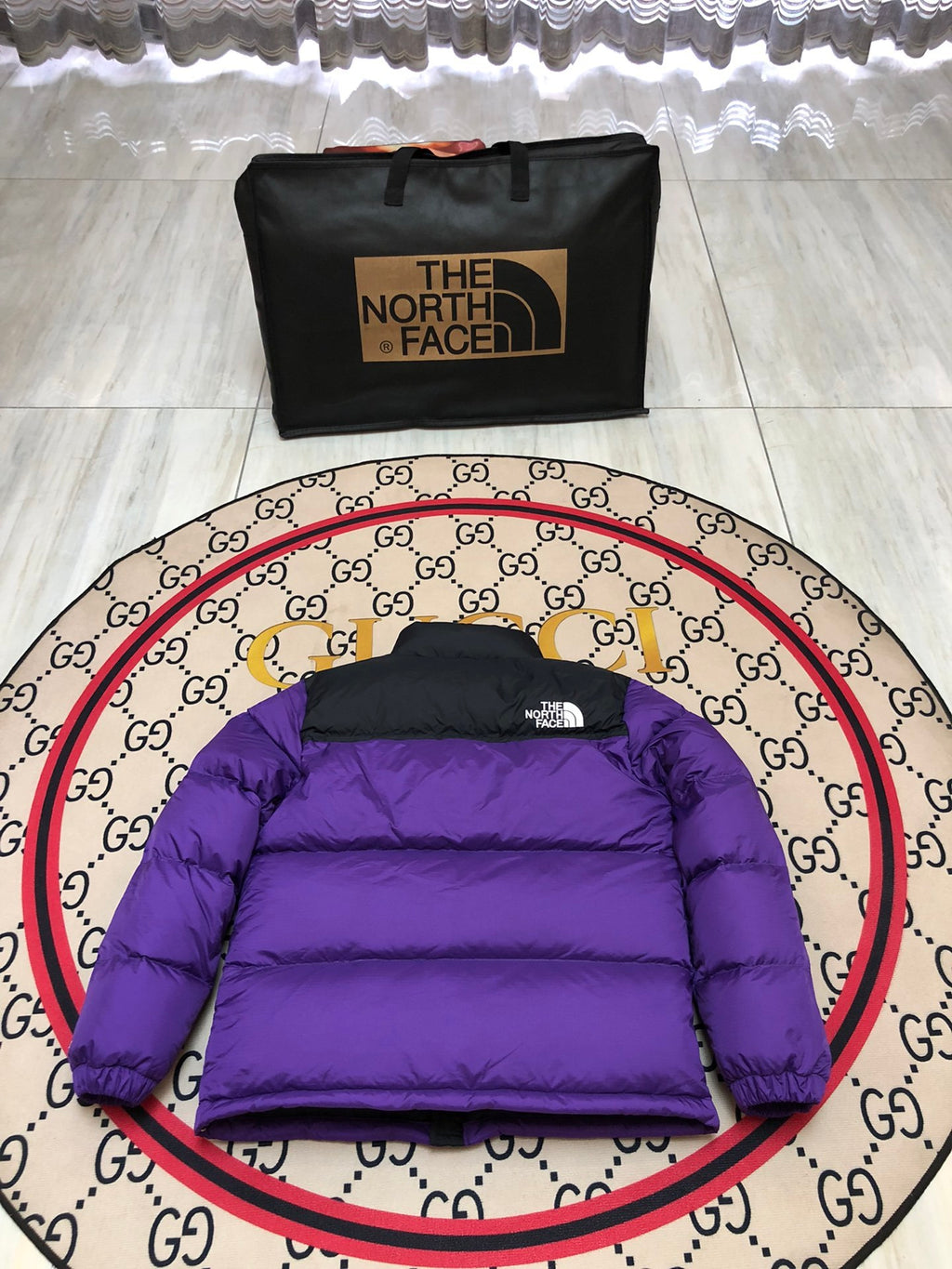 The North Face 1996 Kids' Puffer Jacket | Purple & Black