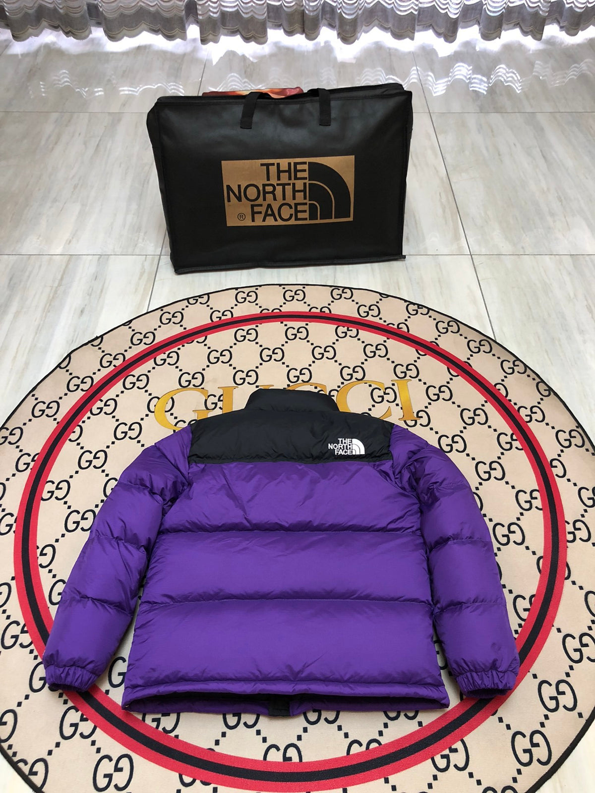 The North Face 1996 Kids' Puffer Jacket | Purple & Black