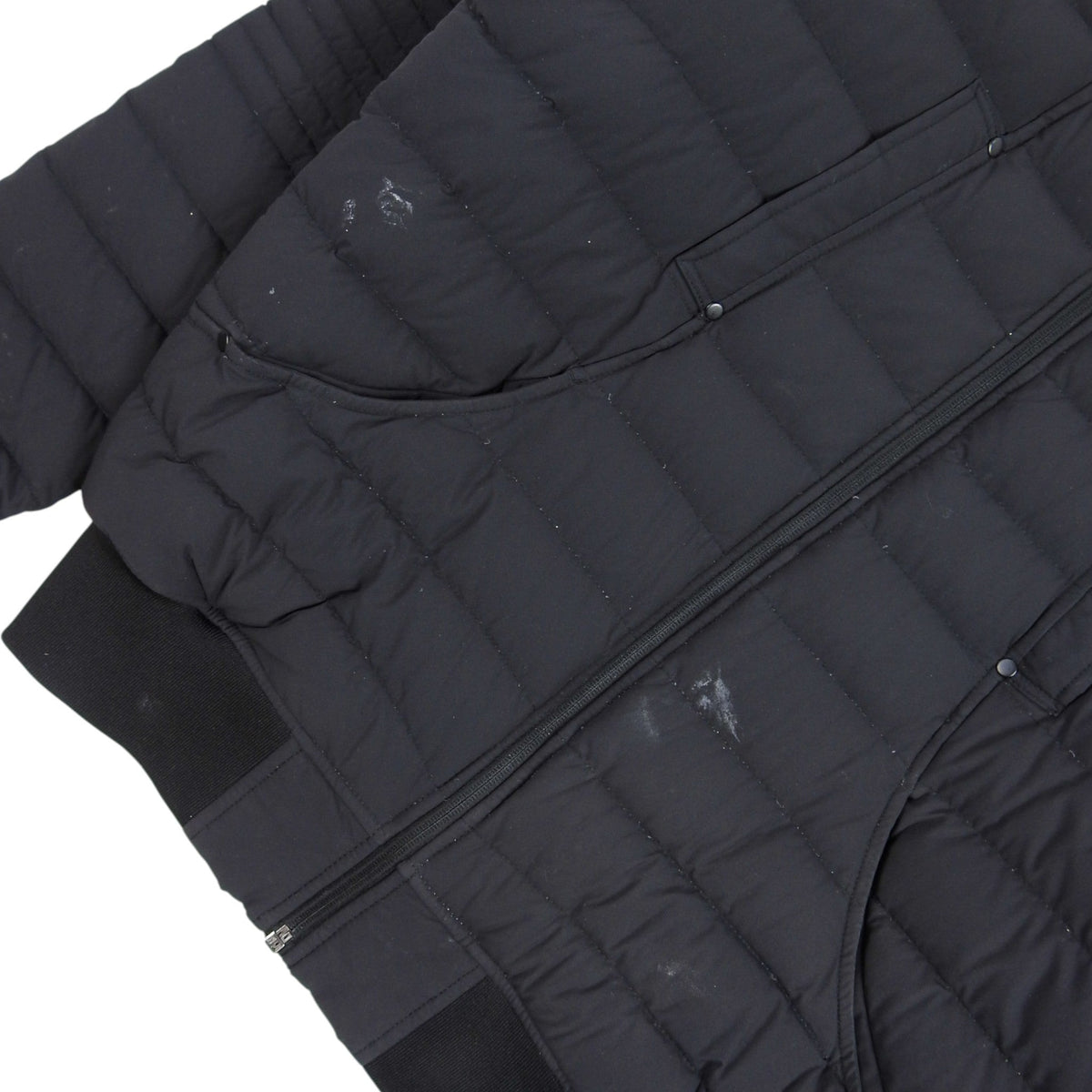 Moose Knuckles Quilted Down Bomber Jacket