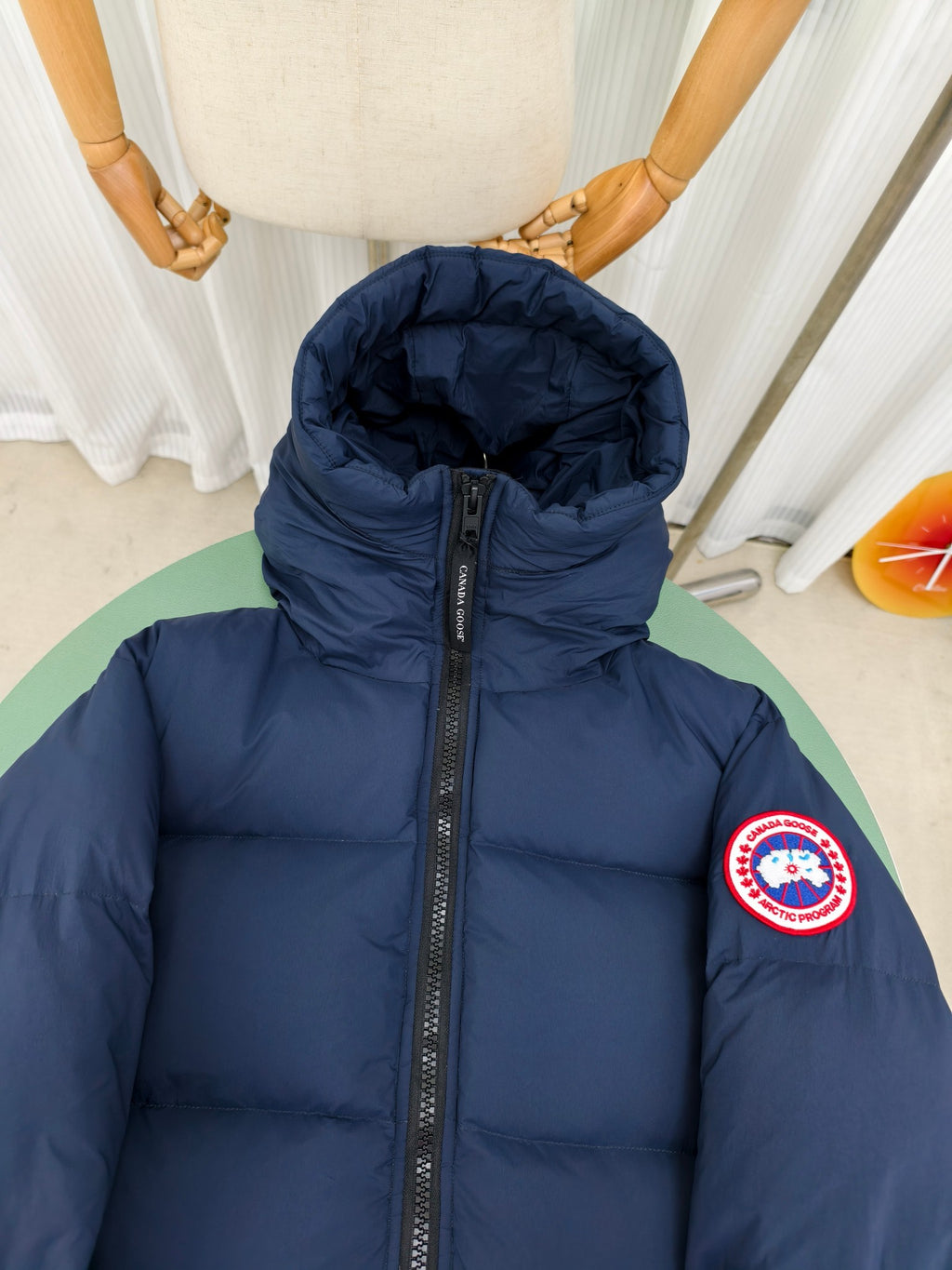 Canada Goose Lawrence Hooded Puffer Coat – Navy
