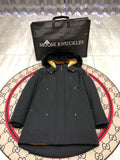 Moose Knuckles Men's Long Hooded Parka with Gold-Tone Details