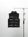 Moose Knuckles Unisex Stand-Collar Puffer Vest | Black & White