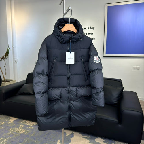 Bosona Longline Jacket with Oversized Logo