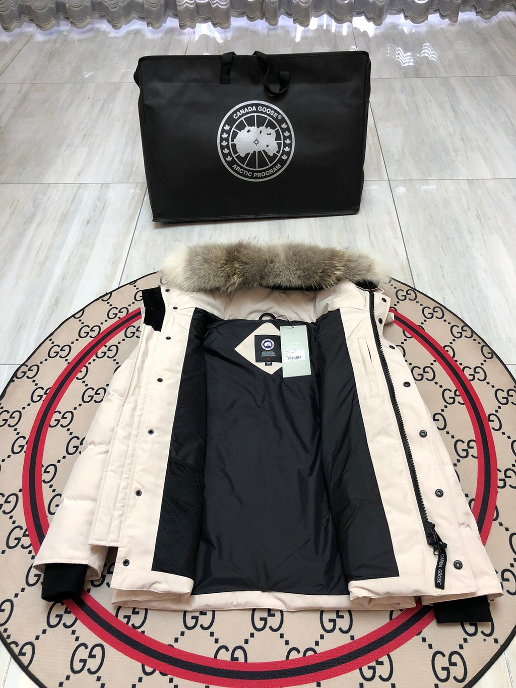 Canada Goose Unisex Navy Hooded Parka