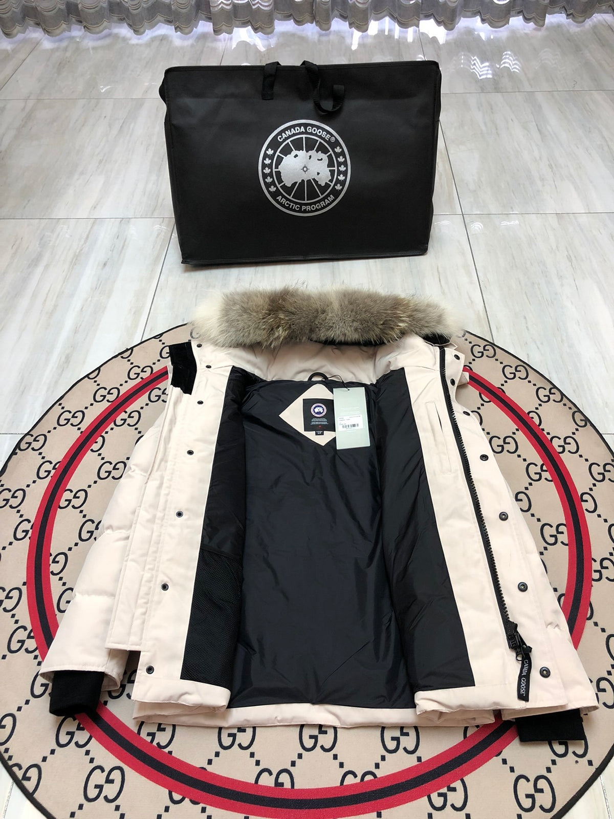 Canada Goose Unisex Navy Hooded Parka
