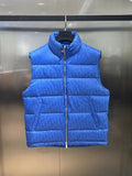 Dior Monogram Quilted Puffer Vest in Blue