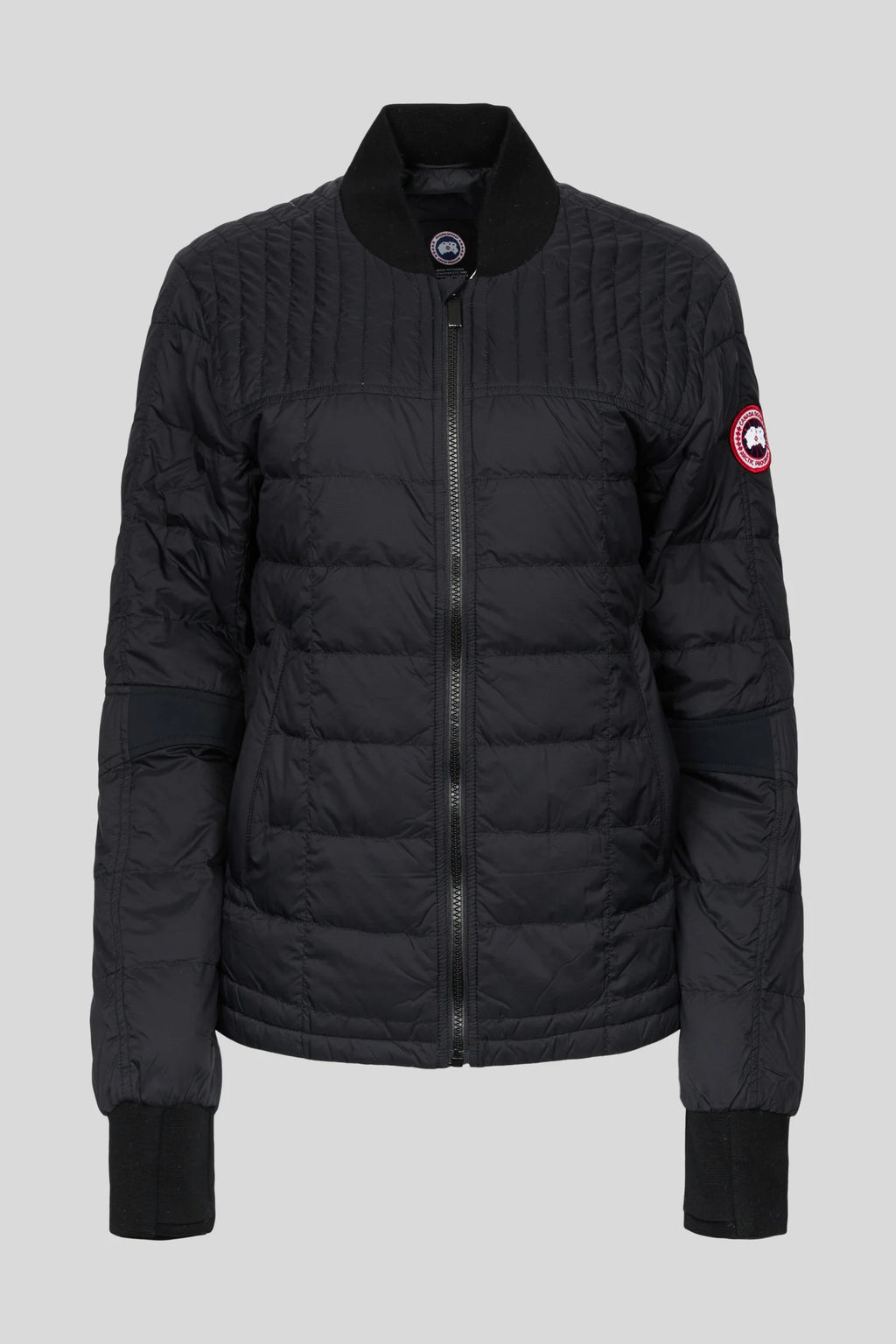Canada Goose Dunham Black Quilted Zip-Up Jacket