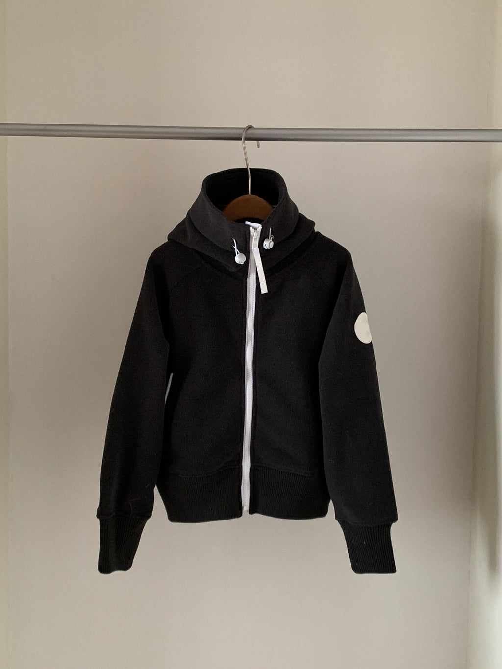 Canada Goose Full-Zip Fleece Hoodie with Sleeve Badge