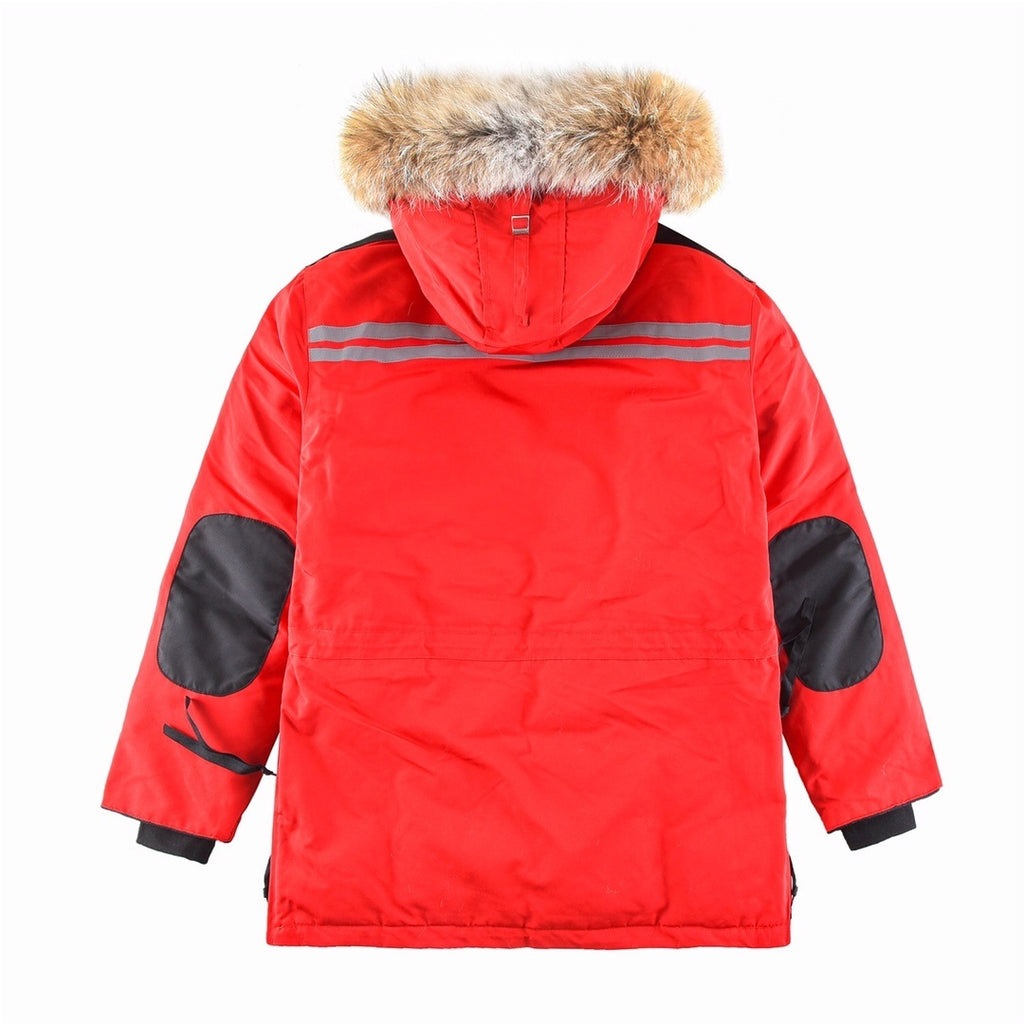 Canada Goose Snow Mantra Hooded Parka in Red