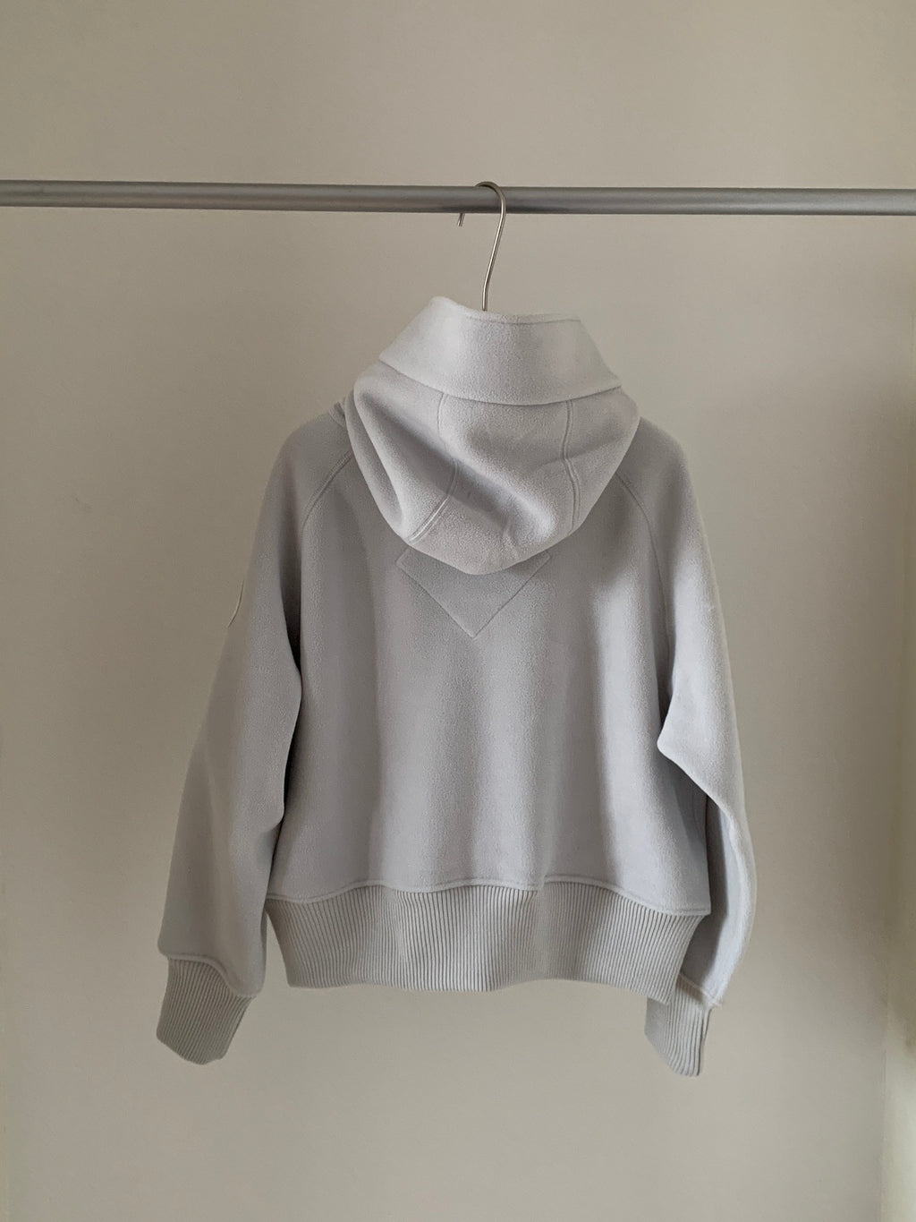 Canada Goose Full-Zip Fleece Hoodie with Sleeve Badge