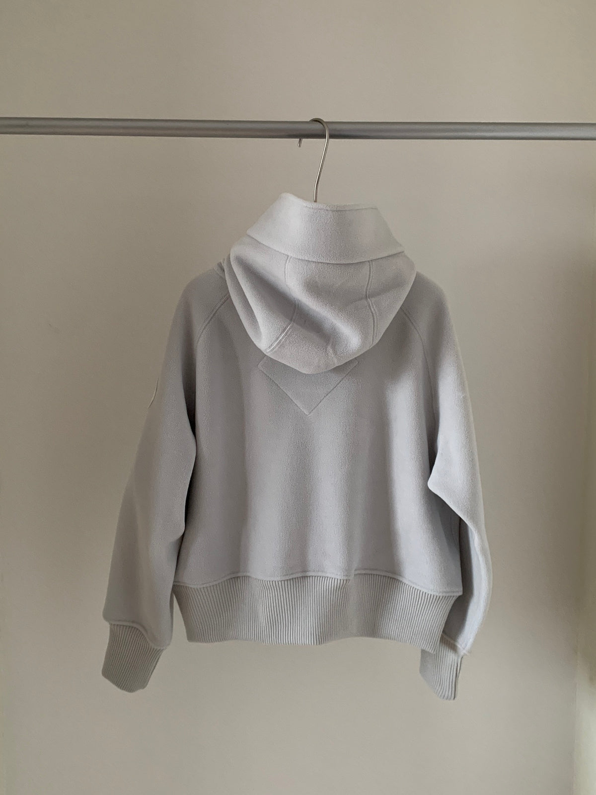 Canada Goose Full-Zip Fleece Hoodie with Sleeve Badge
