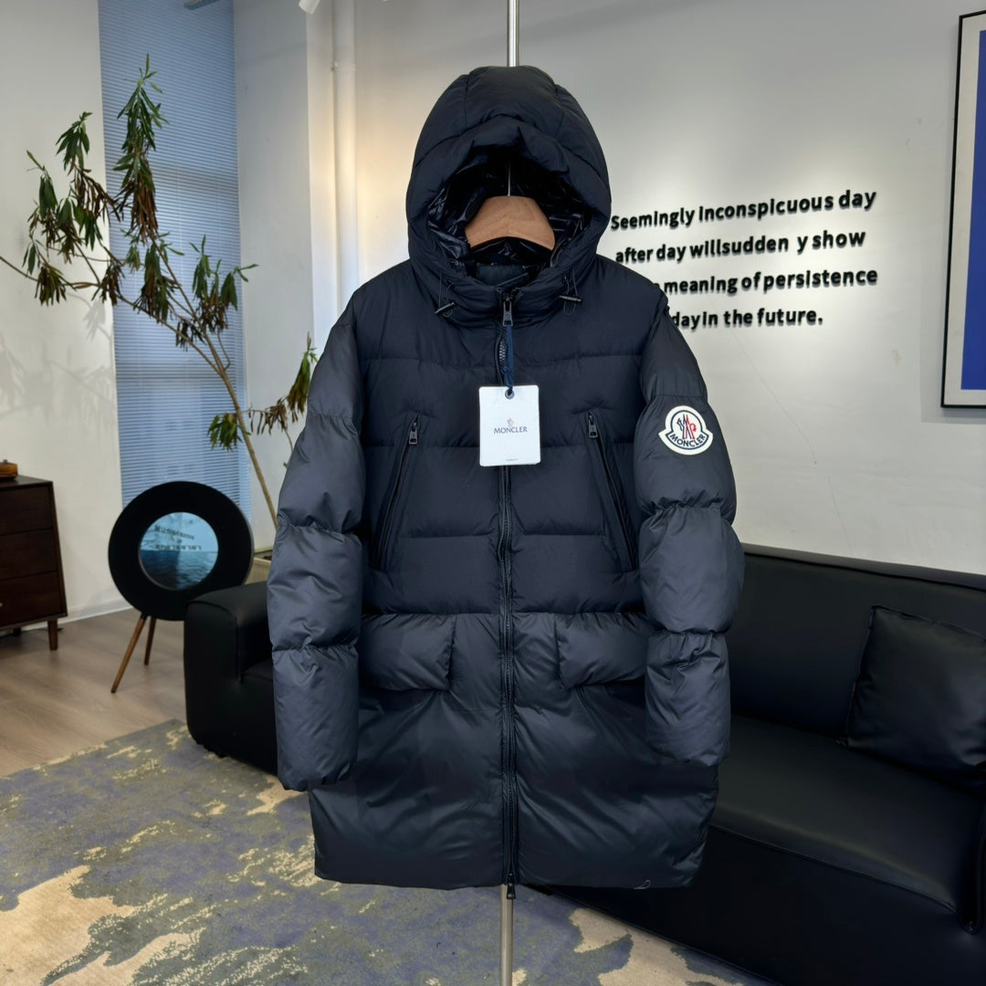 Bosona Longline Jacket with Oversized Logo