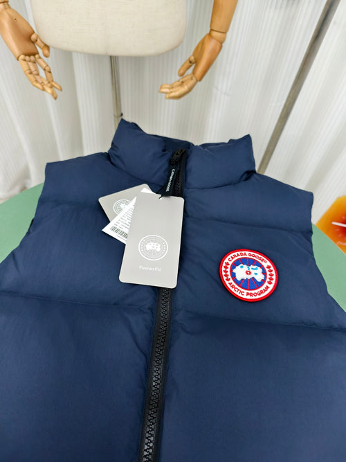 Canada Goose Freestyle Crew Stand-Collar Puffer Vest – Navy