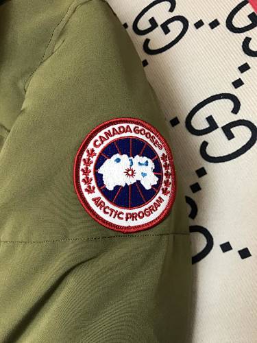 Canada Goose Red Longline Hooded Parka
