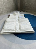 Canada Goose White Quilted Puffer Vest