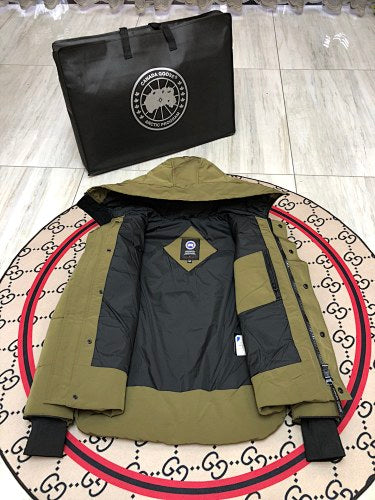 Canada Goose Red Longline Hooded Parka