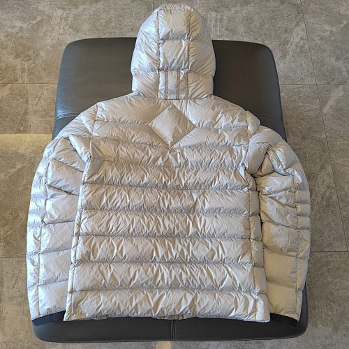 Canada Goose Silver-Gray Hooded Puffer Jacket