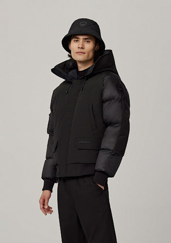 Canada Goose Quilted Zip-Up Jacket with Stand Collar