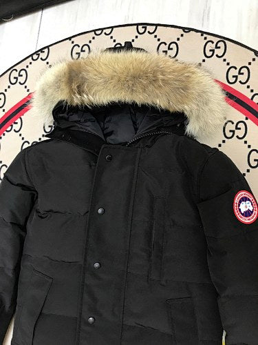 Canada Goose Black Quilted Hooded Parka – Men's & Women's Styles (14)