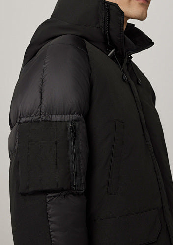 Canada Goose Quilted Zip-Up Jacket with Stand Collar